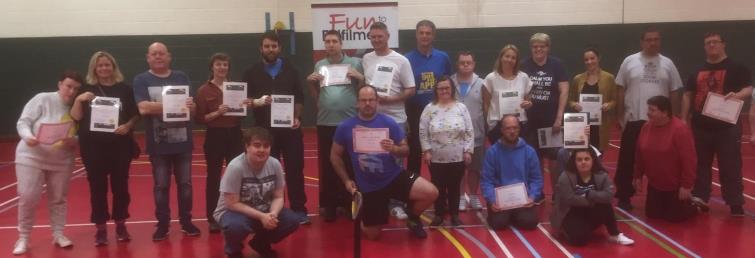 Disability Carers proudly display certificates